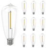 ST40 10 Pack Edison LED Light Bulbs, 0.6W E17 Screw