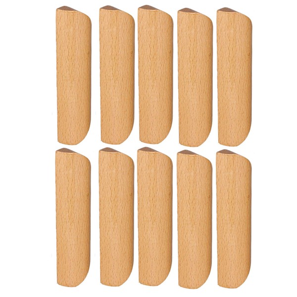 Yibuy 10x Furniture Wooden Cabinet Handles Cupboard Drawer Pull 96mm
