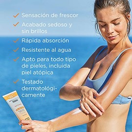 ISDIN Fotoprotector Gel Cream SPF 50, Protector Solar Corporal refrescante e hidratante, Ideal para Toda la Familia, 250 ml  Fotoprotector SPF 50 Gel 
