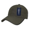 DECKY Low Crown Relaxed Rip Stop Cap, Olive Drab