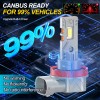 QUAYUB H9 H11 LED Headlight + H11 Fog Light Bulbs