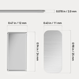 ToniTrui Cabinet Door Magnetic Catch, 0.08” Small and Thin Cabinet Door Magnets for Wardrobe Closet Shutter Mailbox Drawer Cabinet Closure (32 Pack)