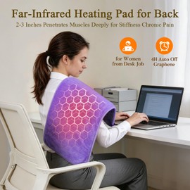 InVarme Far Infrared Heating Pad: Extra Hot Deep Muscles for Chronic Pain