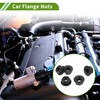 HOPESPANNER 5 Pcs M10 Car Flange Nuts Nylon Flat Hex