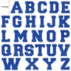 Single 4.5" Blue Chenille Varsity Letter Patch – Iron-On Applique