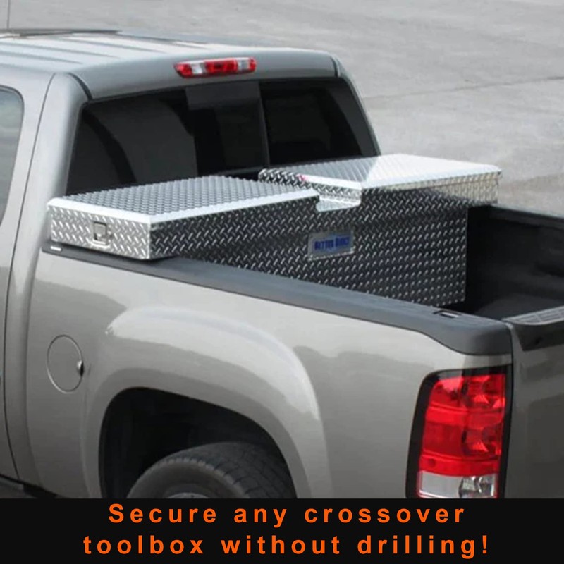 J Hook Crossover Tool Box Mounting Clamps for Pickup Truck