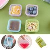 TULEBOLIAN 5pcs 60ml Small Food Containers With Lids,Stackable Containers,Colorful,Airtight Meal