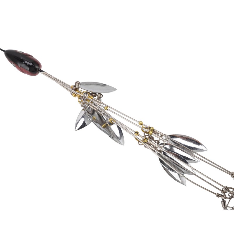 6 Pcs Umbrella Rigs with Sequin Fishing Rigs Lure 5