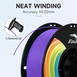 Creality 3D Printer Filament, PLA Plus Filament 1.75mm Violet, PLA Pro Toughness Upgraded Dimensional Accuracy +/- 0.03mm, 1KG Spool(2.2lbs) Ender PLA+ Filament for Most 3D Printer