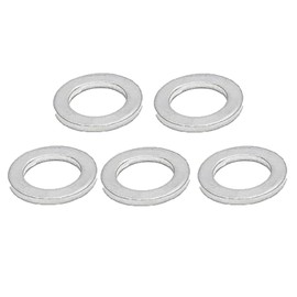 Motorcycle Drain Washer, M14, Outer Diameter 20mm, Thickness 1.5mm, Set of 5, Aluminum Drain Bolt Gasket 96732