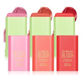 3pzs Maquillaje Colorete En Barra Labios Y Mejillas Natural Agua                                                                                      