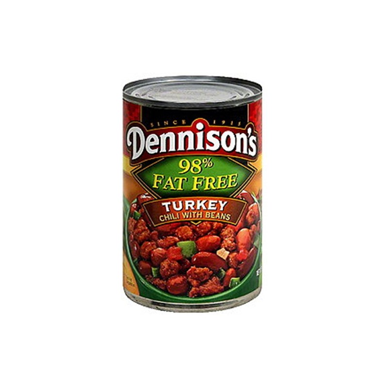 Dennison's, 99% Fat Free, Turkey Chili with Beans, 15oz Can