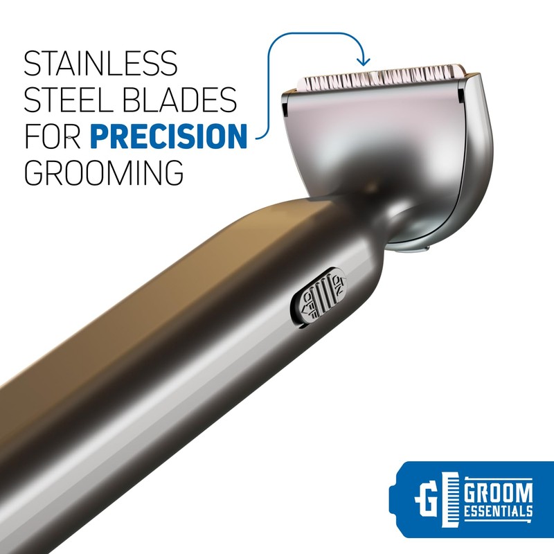 ChargeWorx Rechargeable Electric Back Shaver for Men, Extendable Long-Handle Back