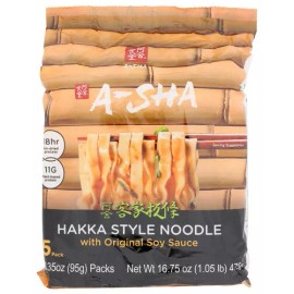 A-SHA Asha Original Hakka Sauce Noodles 16.75 oz (Pack of 6)