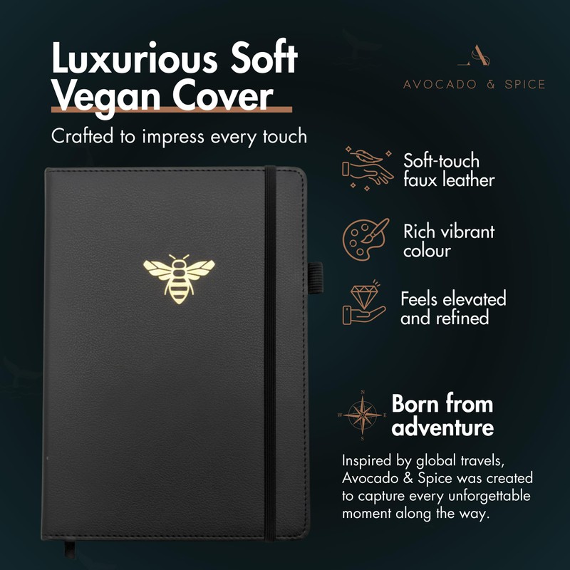 A5 Notebook by Avocado and Spice® with Gift Box &