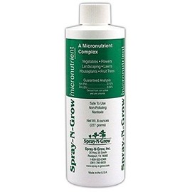 Zukool Spray-N-Gro 8oz - All Natural Micro Nutrient Vitamins Foliar Spray N Gro Grow