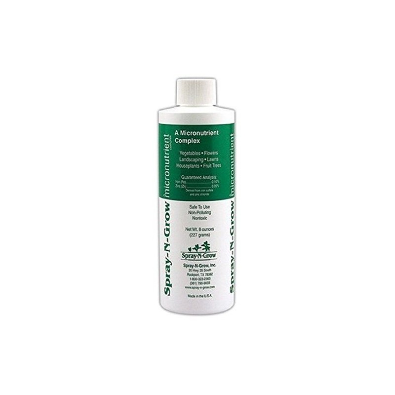 Zukool Spray-N-Gro 8oz - All Natural Micro Nutrient Vitamins Foliar