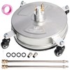 Hourleey 14" Pressure Washer Surface Cleaner, Stainless Steel Surface Cleaner