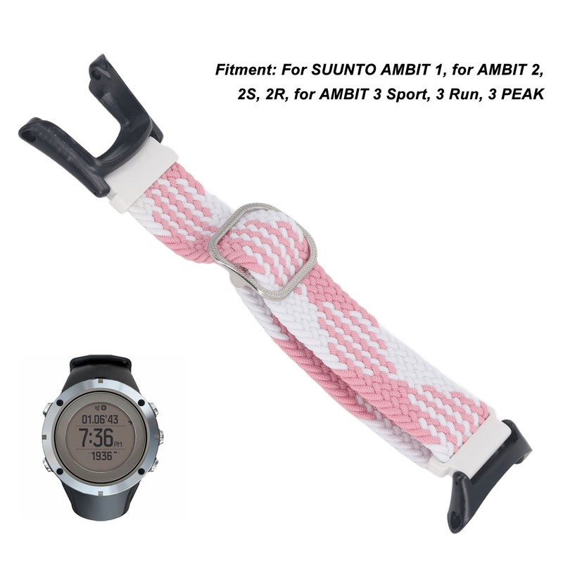 Weave Nylon Watch Band Washable Adjust Size Quick Release Watch