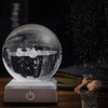 ERWEI 3D Solar System Model Crystal Ball 3.15" Laser Engraved