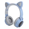 Cat Ear Headphone 3D LED Light Wireless Bluetooth 5.0 Foldable