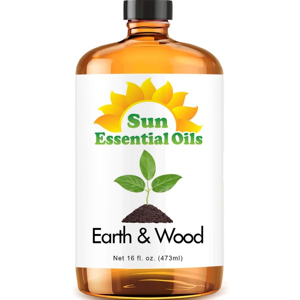 Earth & Wood Blend Essential Oil (Huge 16oz Bottle) Bulk Earth & Wood Blend Oil - 16 Ounce