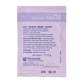 Fermentis SafAle WB-06 Beer/Ale Yeast - Pack of 1 - With North Mountain Supply Freshness Guarantee
