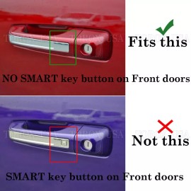 Torox For 2019-2025 Dodge Ram 1500 4 Door Handle COVERS W/o Smart KeyHL PBJ HYDRO BLUE