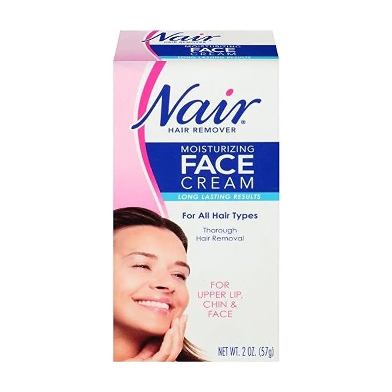 Nair Hair Remover Crema Facial De 2 Onzas (59 Ml)