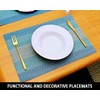 WANGCHAO Placemats Set of 8 Placemats Dining Room Table Mats