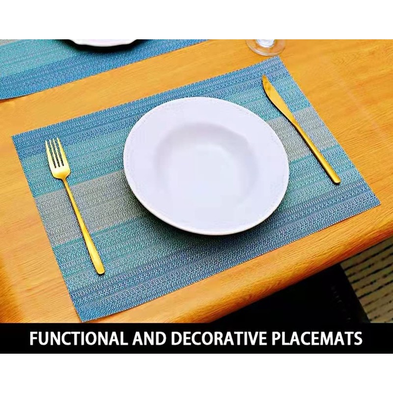 WANGCHAO Placemats Set of 8 Placemats Dining Room Table Mats