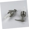 LABRIMP 2pcs Stainless Steel Lotion Pump Heads Press Pump Bottle