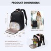 MDODO Lunch Backpack for Women Men,15.6Inch Insulated Cooler Lunch Box