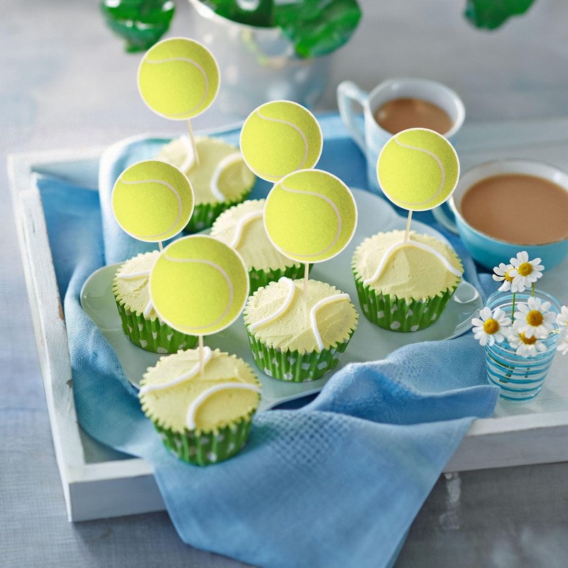 Ephlyn Juego de 36 piezas de adornos para cupcakes de