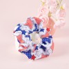 3PCS American Flag Hair Scrunchies for Women Girls Patriotic 4th
