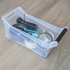 KADAX Storage Box, Storage Bin with Wheels, Plastic Containers with