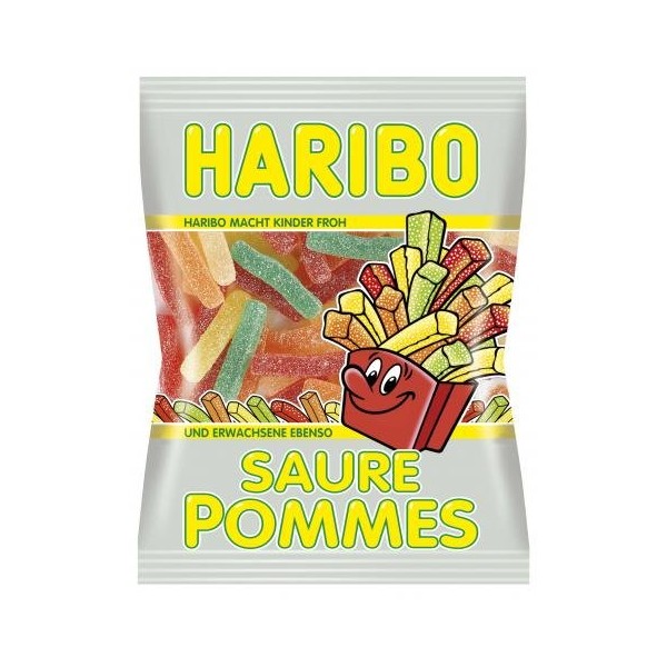 Haribo Saure Pommes 2 Bags (Each 200g)