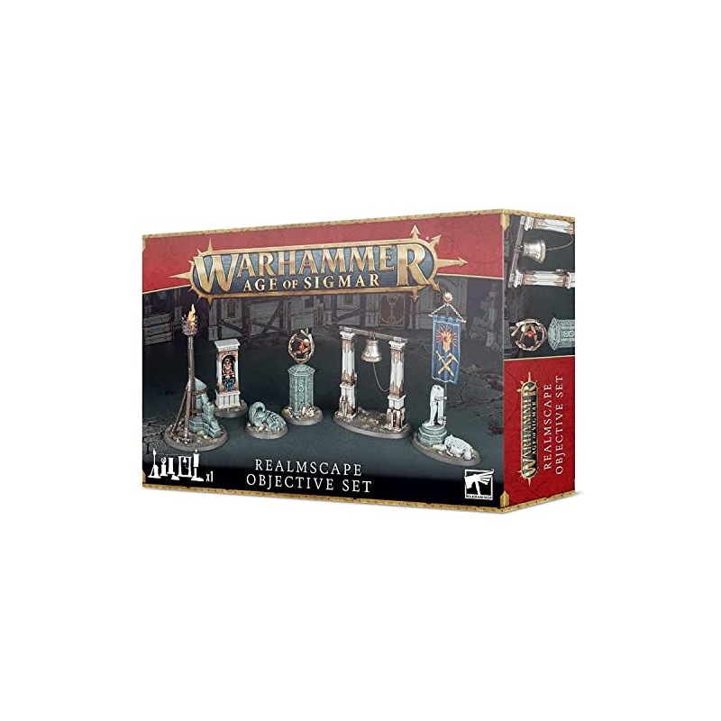 Warhammer Games Workshop Age of Sigmar Realmscape Juego de Objetivos
