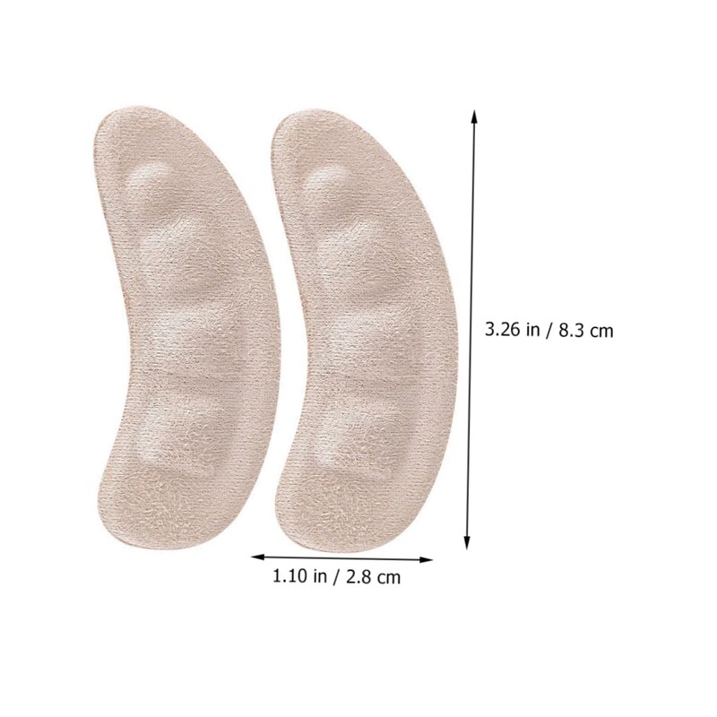 NOLITOY 8pairs Non- Wear Heel Stickers Breathable Front Palm Pads