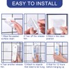 YSKmanhuo Double Sided Adhesive Wall Hooks 20 Pairs Self Adhesive