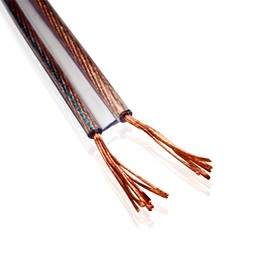 Van Damme 2 x 1.5mm Audio Twin Interconnect Speaker Cable (Total Definition Directional Hi-Fi) 268-503-000 2 Metre / 2M