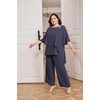 Hanna Nikole Plus Size 2 PC Mother of Groom Pantsuits