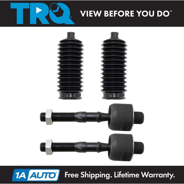 TRQ Inner Tie Rod Bellow Set Fits 2004-2008 Acura TL