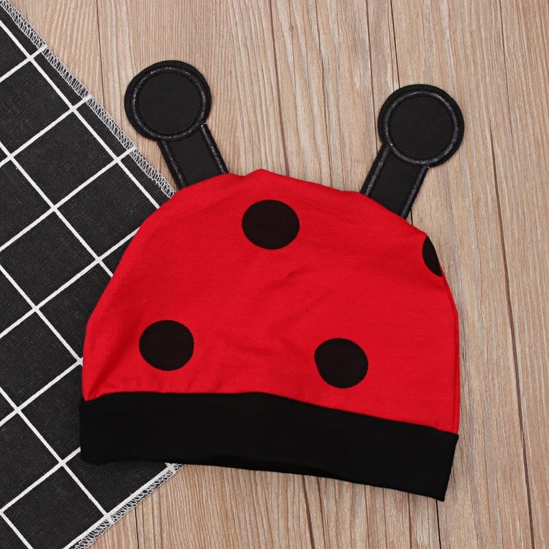 Lito Angels Ladybird Ladybug Costume Dress for Baby Girls, Bodysuit,