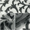 auons Black Window Scarf Valances Extra Long Bed Canopy Curtains