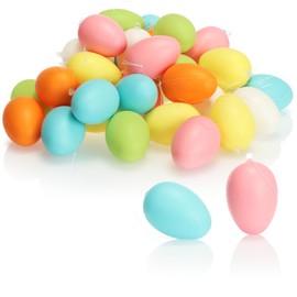 com-four® 36x Easter eggs to hang up - Easter decorations in beautiful pastel colors - Easter eggs - Size: 6 cm