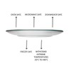 Ovenproof Plate Glass Pie Plate for Baking 25cm Transparent Glass