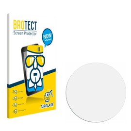 BROTECT Protective Glass for Circular Displays (Diameter 42.5 mm) Tempered Glass [Extremely Scratch-Resistant 9H, Anti-Fingerprint, Ultra Transparent]