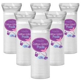 Cotton Tree 100% Pure Cotton, Round Cotton Wool Pads, 80 Count, 6 Pack