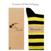 Mysocks Knee High Striped Socks for Men Women - Breathable
